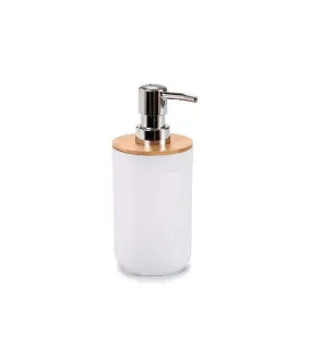 Distributeur de Savon Blanc et Bambou