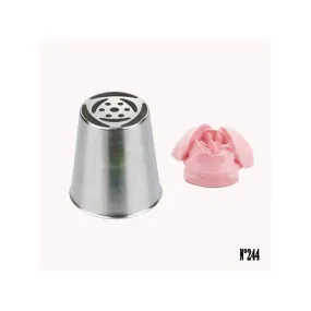 Douille Russe à fleur N°244 large Inox de BUYER
