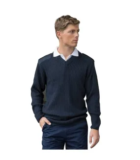 Pull acrylique homme bleu marine PRO RTX